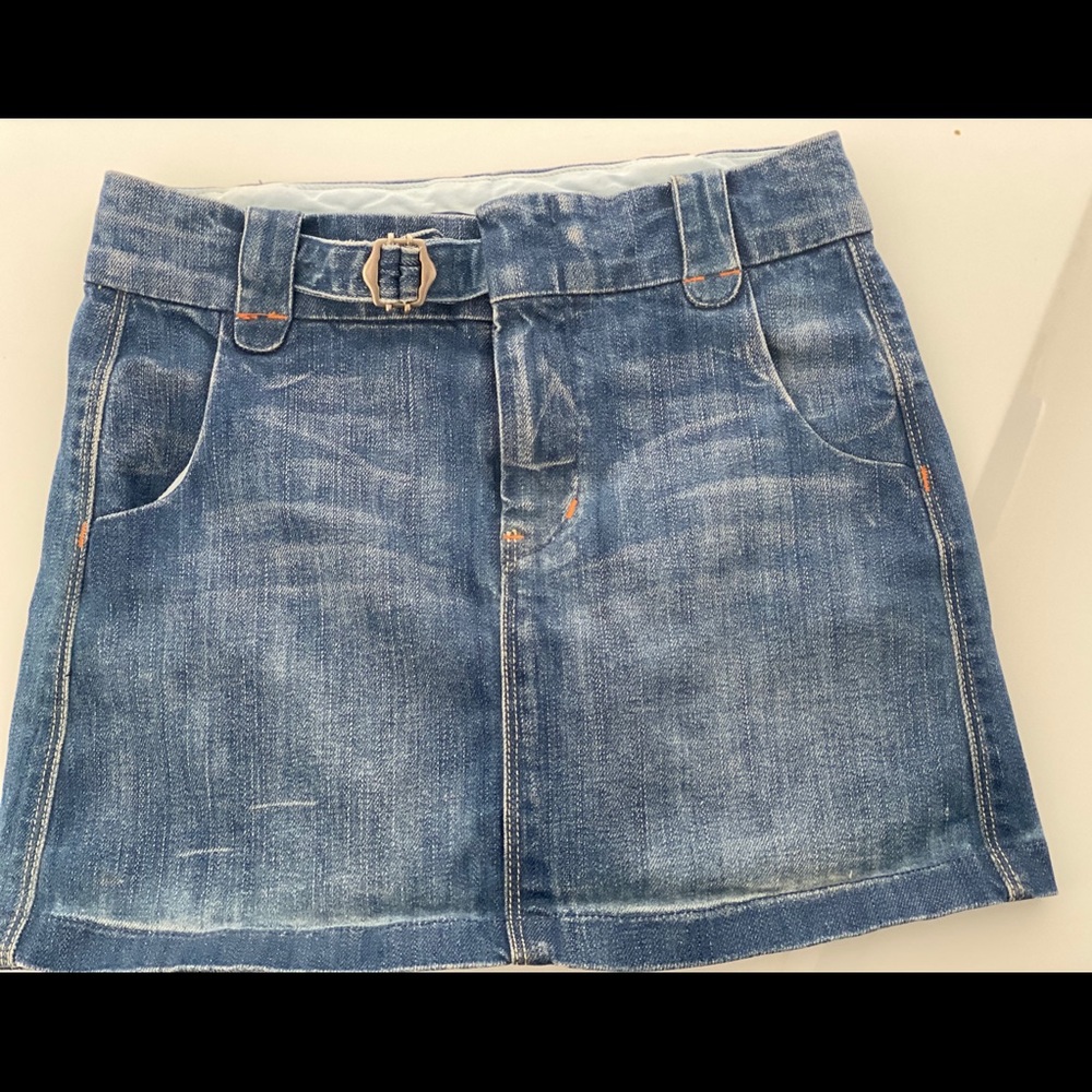 7 For all Man Kind Jean Skirt